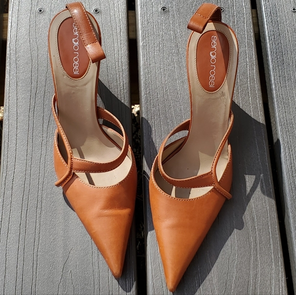 Sergio Rossi Shoes - Sergio Rossi beautiful caramel brown heels